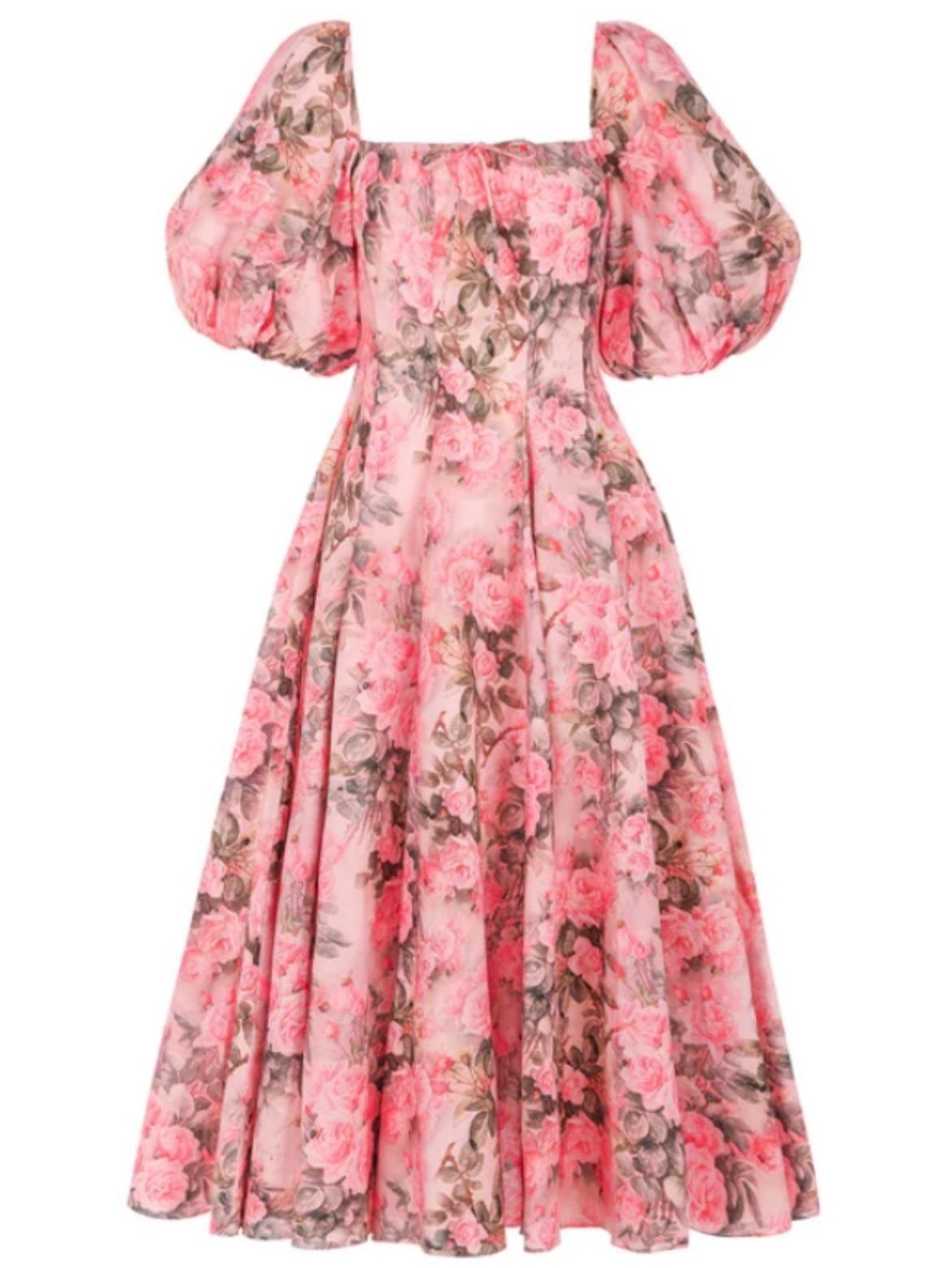 Selkie The Queen Bee Day Dress in Pink Rose